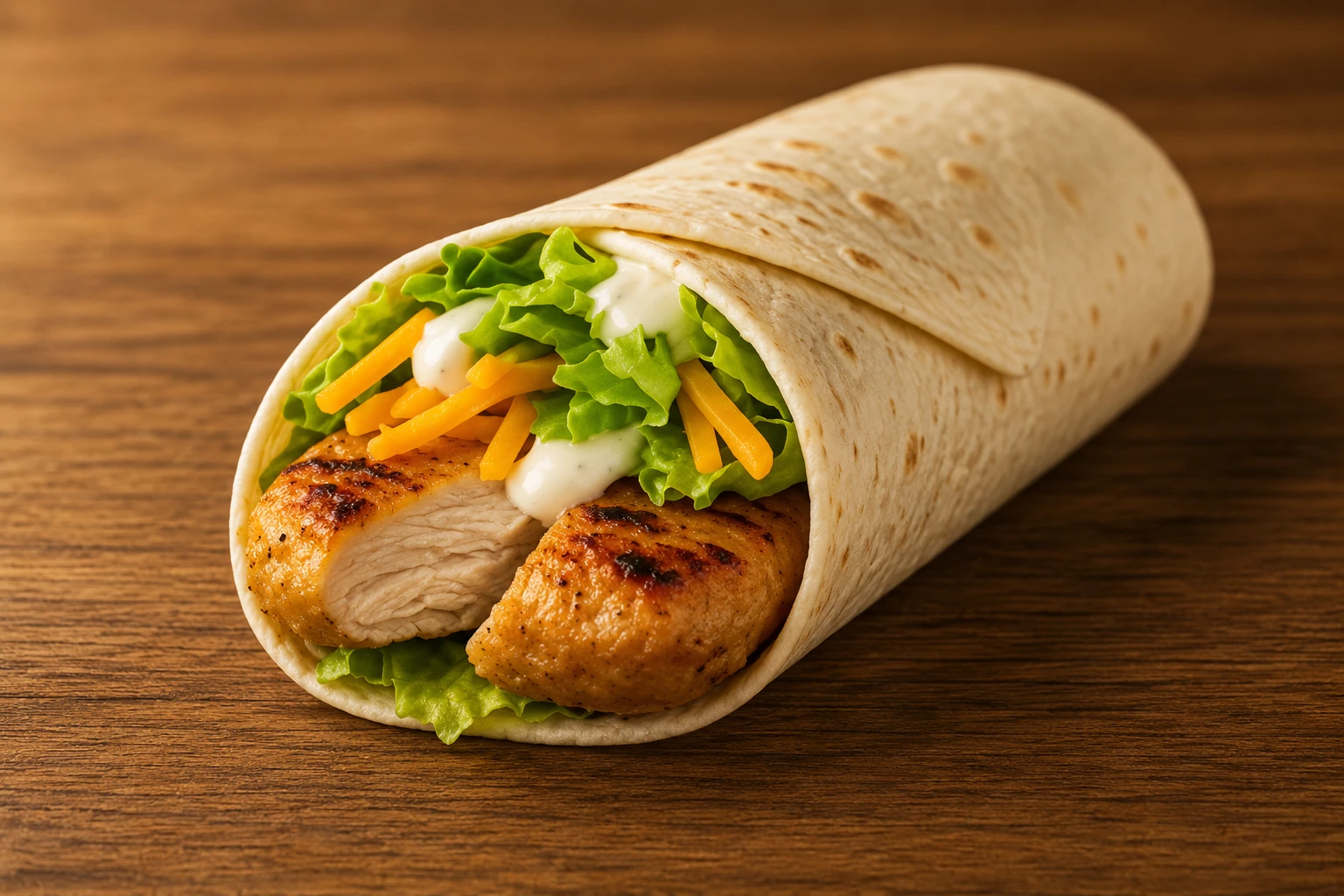 grilled-chicken-ranch-wrap