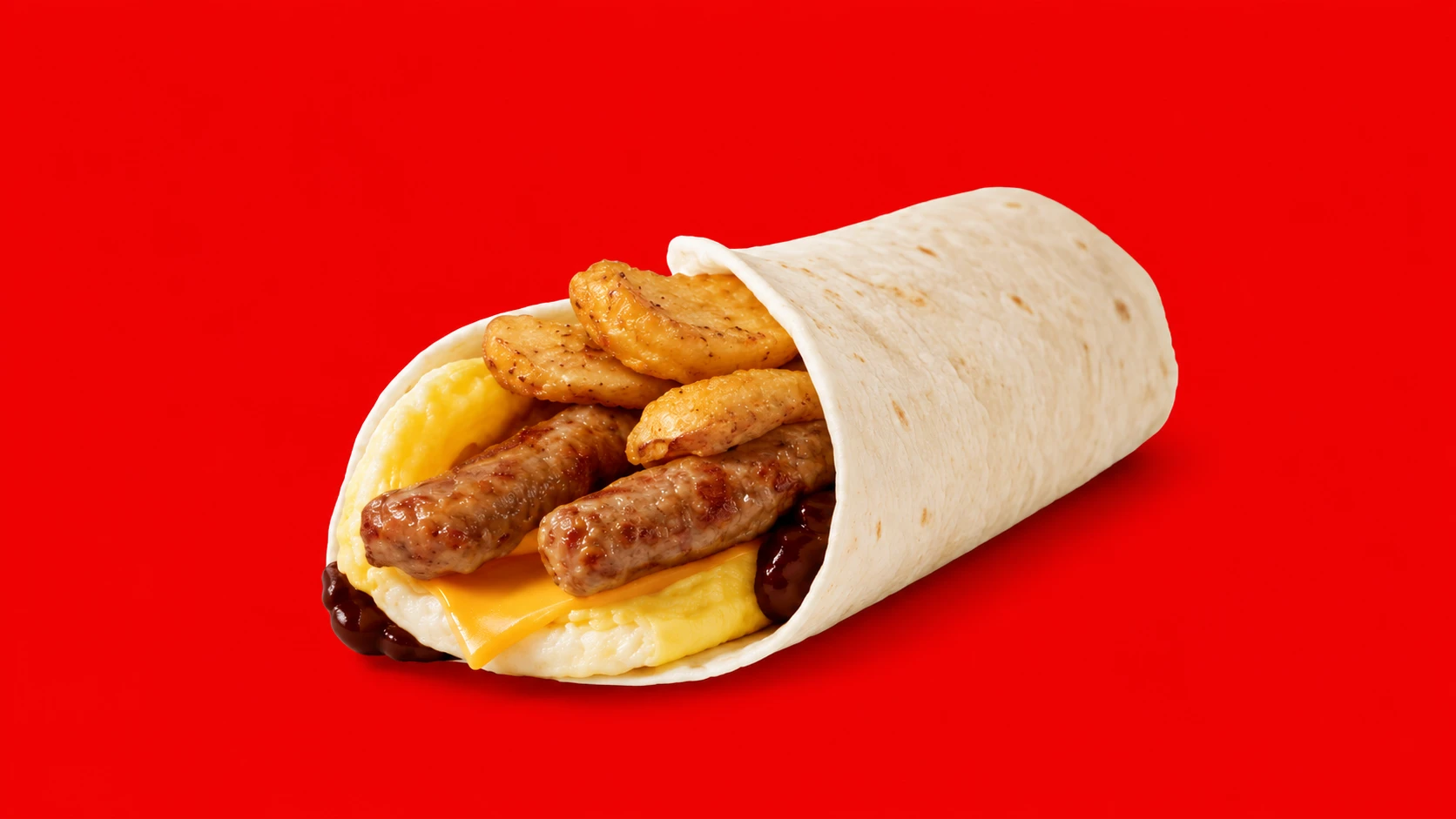 sausage-breakfast-wrap